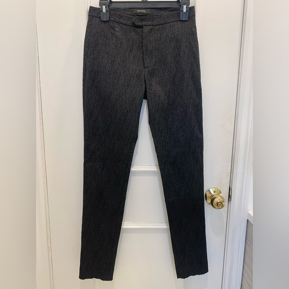 Isabel Marant Dark Grey Glitter Pants Size 36